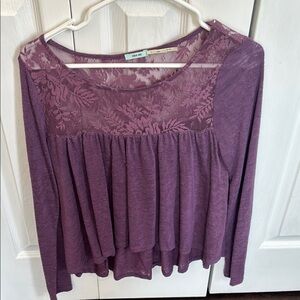 Purple Lace Top